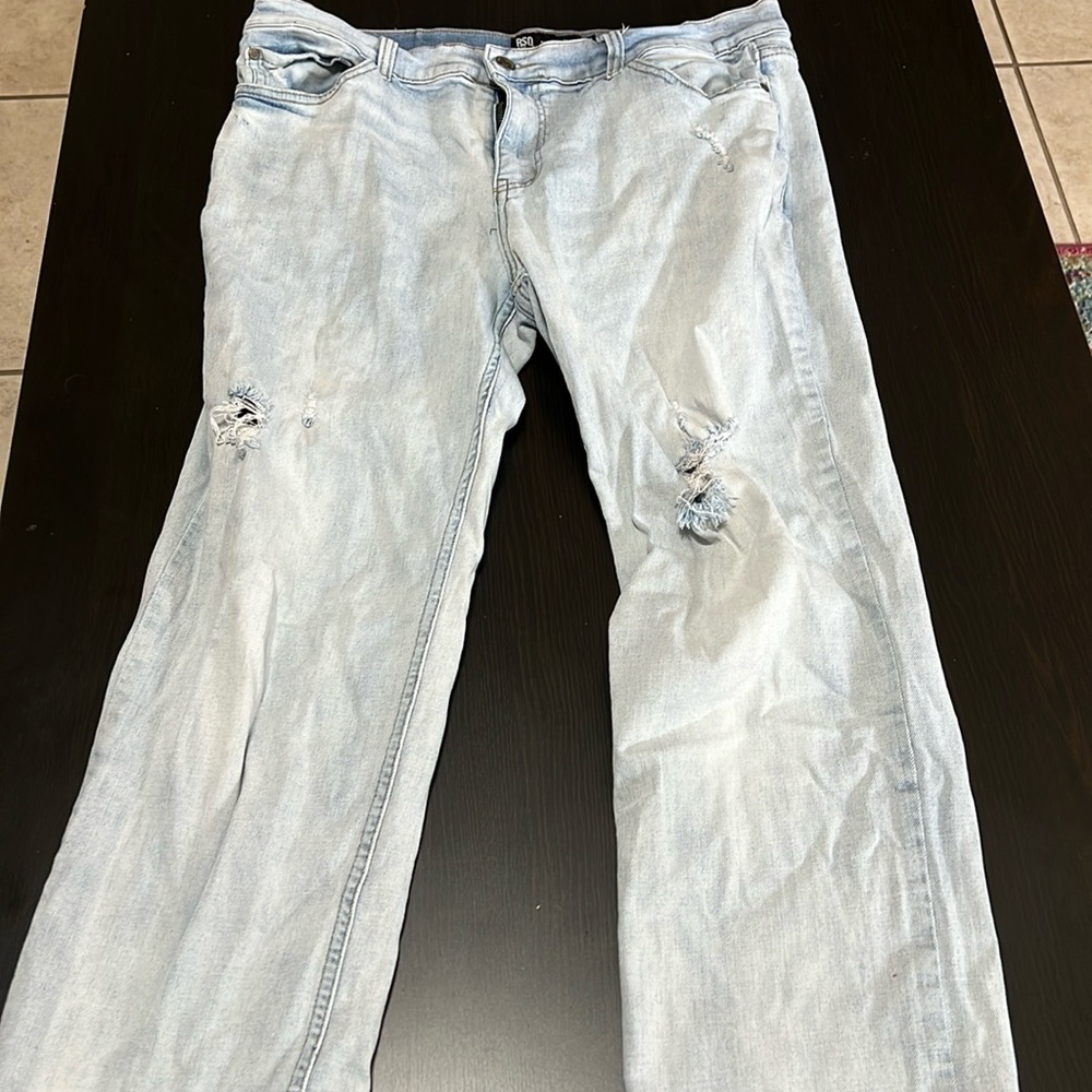 RSQ slim straight distressed jeans